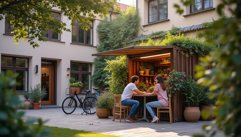 Conteneur étudiant : solution modulable, économique et écologique