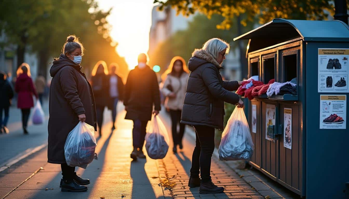 Illustration: Où trouver un conteneur pour déposer ses vêtements et que peut-on y déposer ?