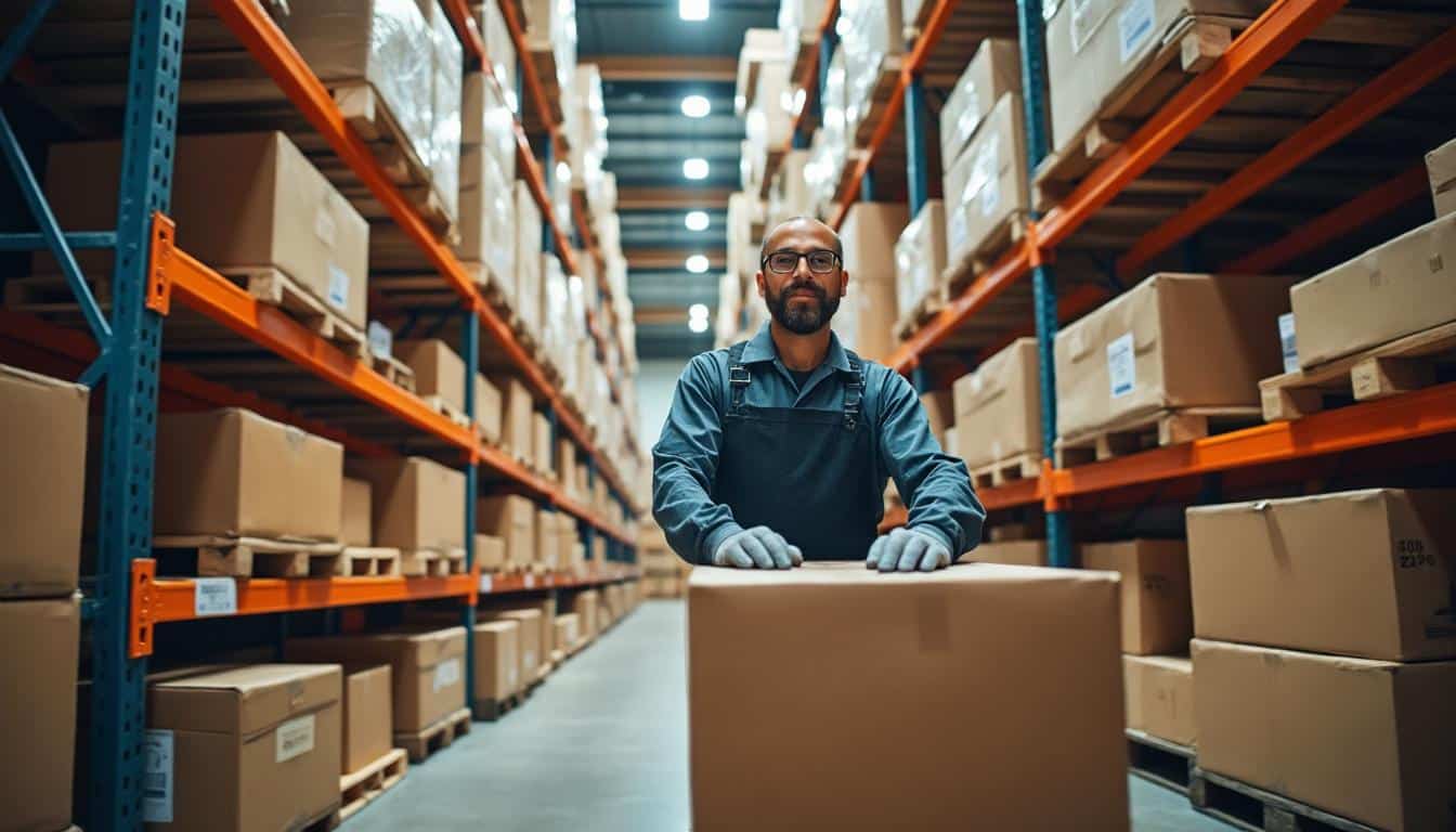 Logistique du magasinier : rôle, compétences et outils clés