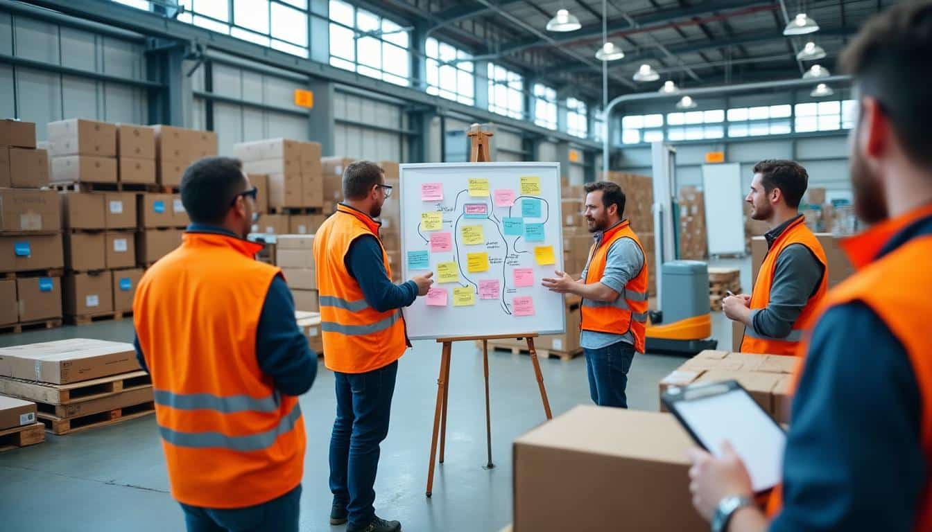 Illustration: Comprendre les bases du lean appliqué à la logistique