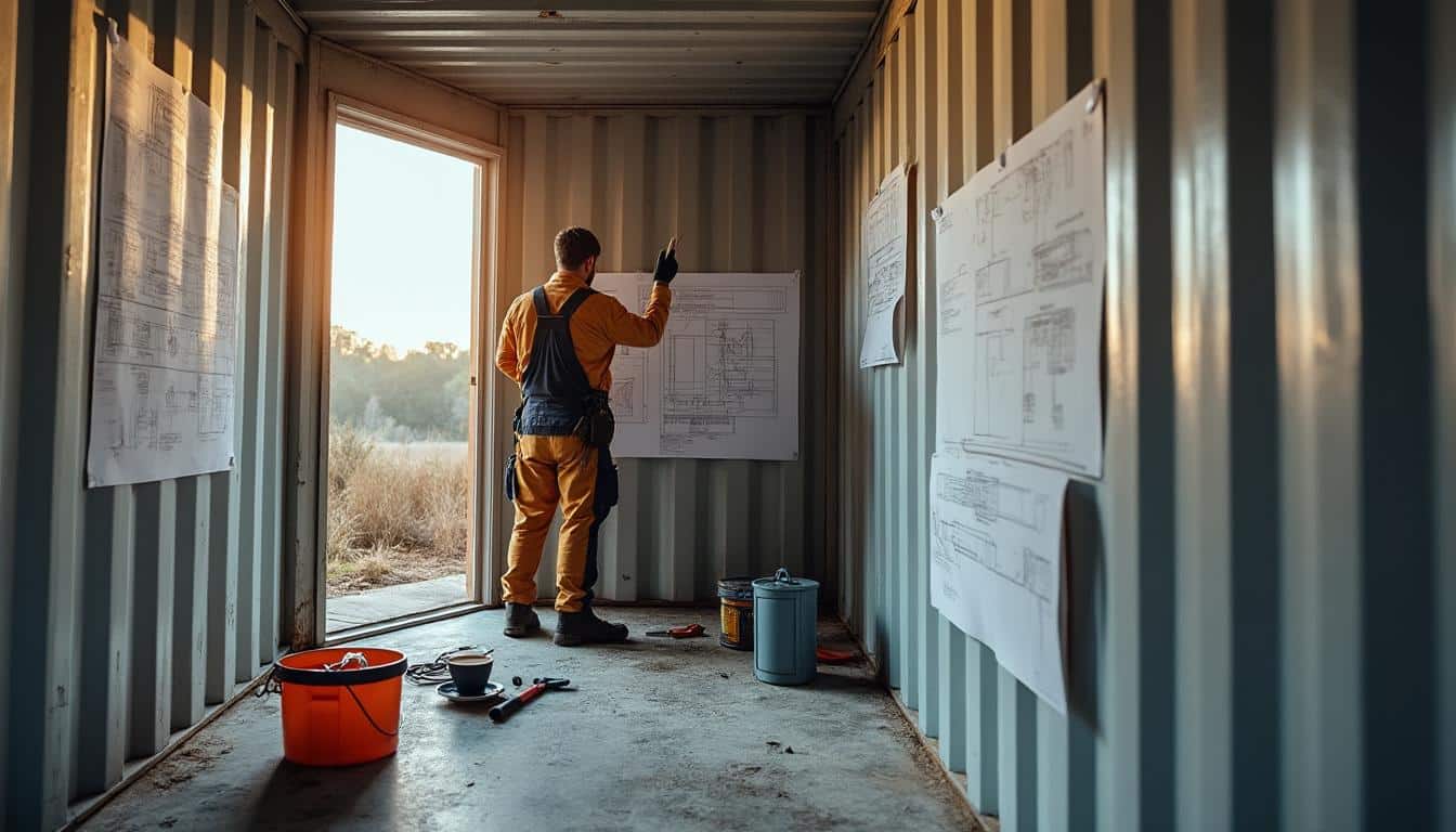 Illustration: Découvrir ce qu’est l’aménagement d’un container en détail