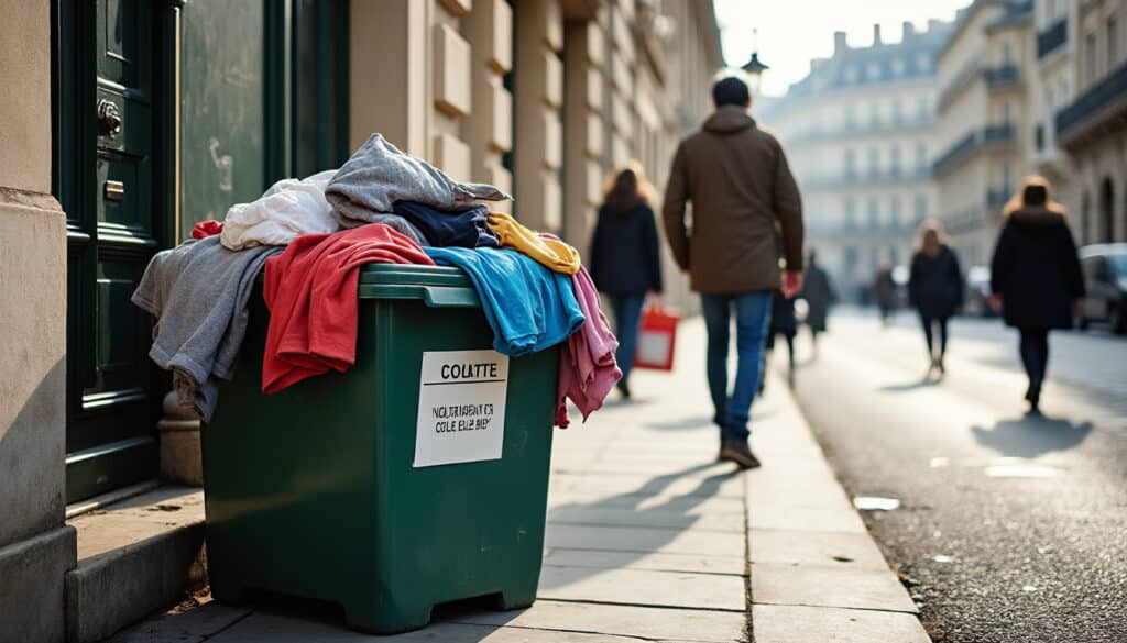 Benne de vêtements à Paris : Guide pratique pour un don solidaire