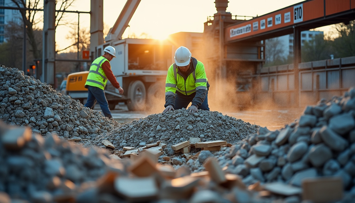 Illustration: Comprendre les déchets issus du secteur du Bâtiment et des Travaux Publics