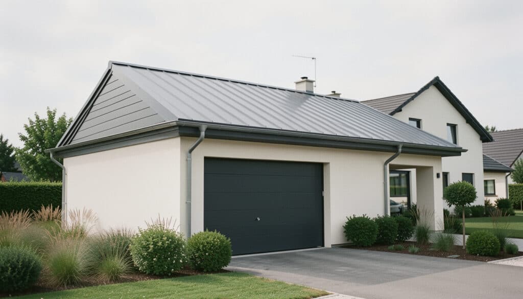 Garage avec toiture en bac acier : le bon choix ?