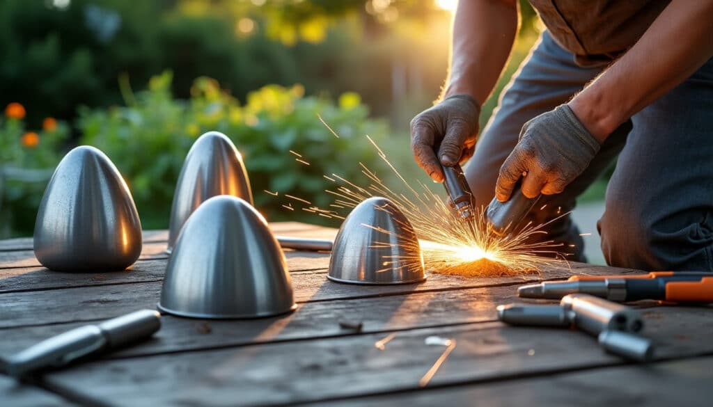Volige en acier : guide complet pour un aménagement extérieur durable
